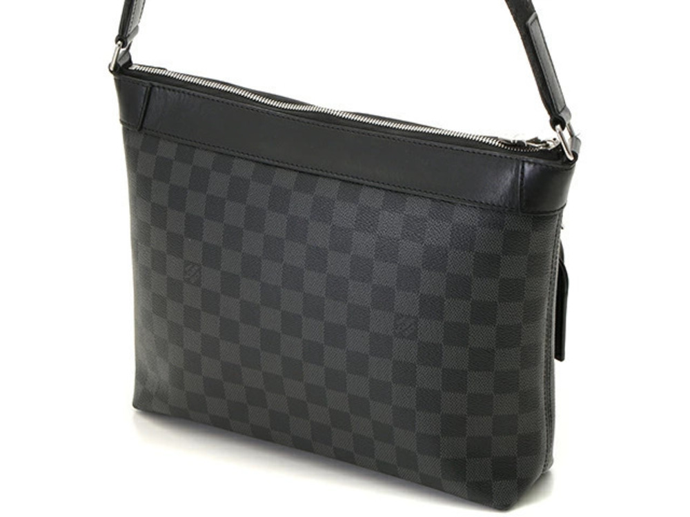 Louis Vuitton Damier Bag Black Shoulder Graphite Mick NM Black